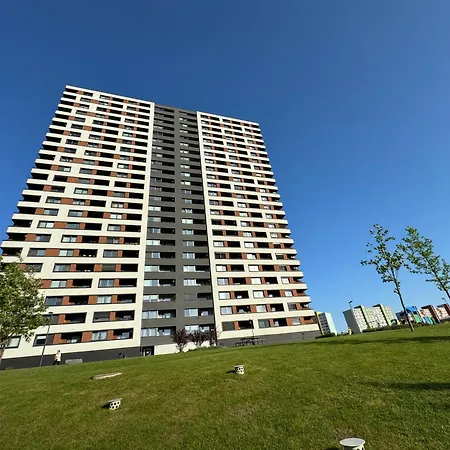 Apartman Top City View From 23rd Floor - Parking Included